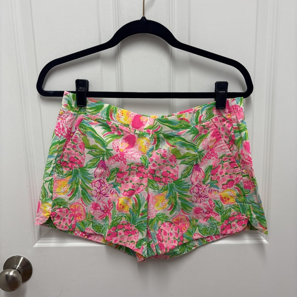 Lilly Pulitzer‎ Ocean View Shorts Pear Necessities - Size Small
